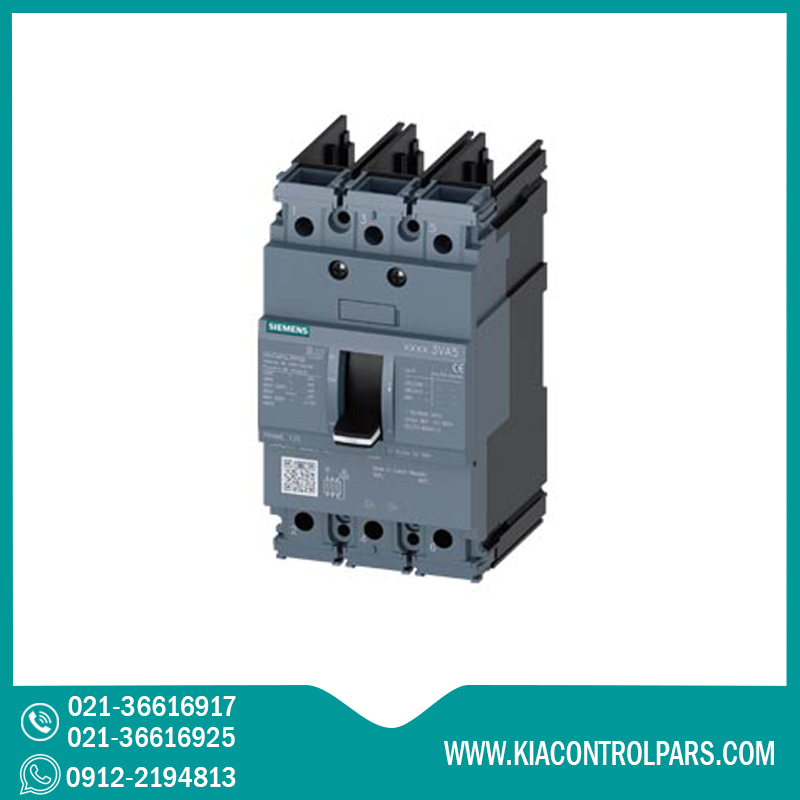 3VA5140-6ED31-0AA0 کلید اتوماتیک 3 پل 40 آمپر زیمنس 3VA5140-6ED31-0AA0