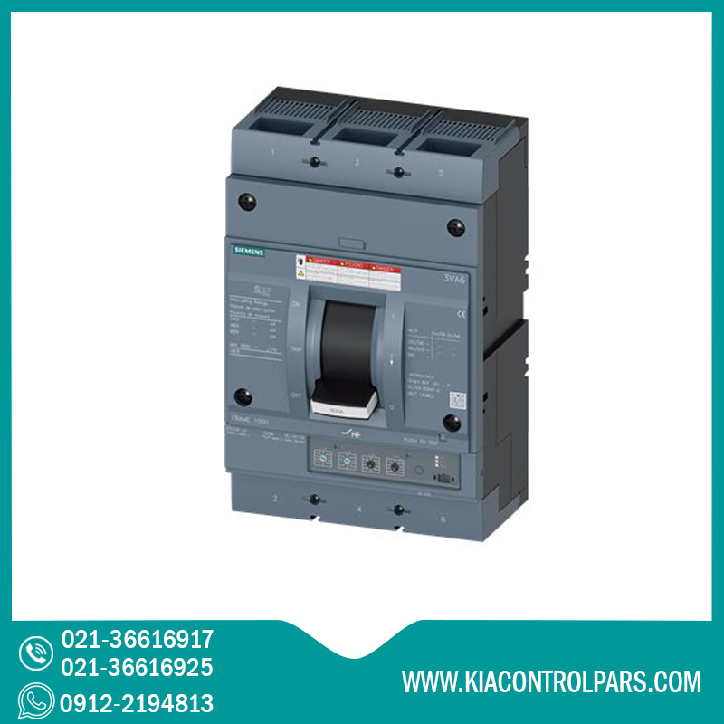 3VA6580-7HM32-0AA0 خرید کلید اتوماتیک 3 پل 800 آمپر زیمنس 3VA6580-7HM32-0AA0